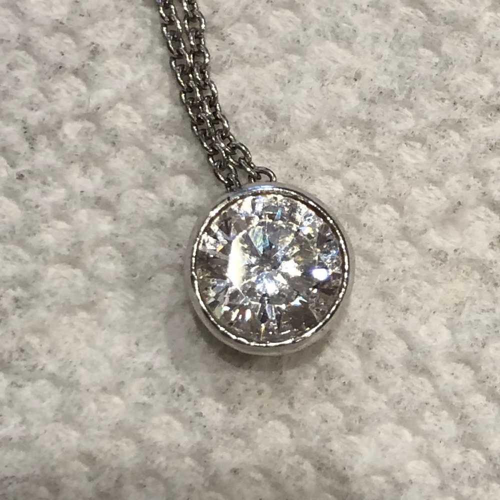 Sterling Silver and CZ Necklace